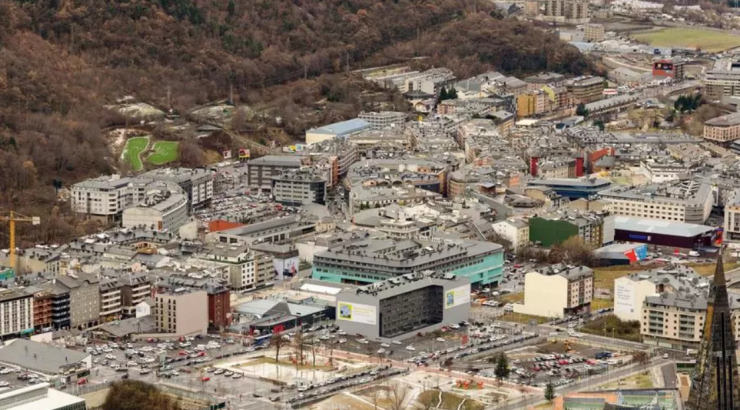 Una vista aèria de la vall central.